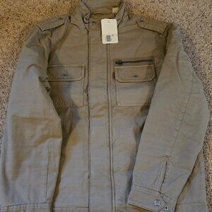 NEW Levi's Menlo Military Jacket Vintage Khaki - Medium